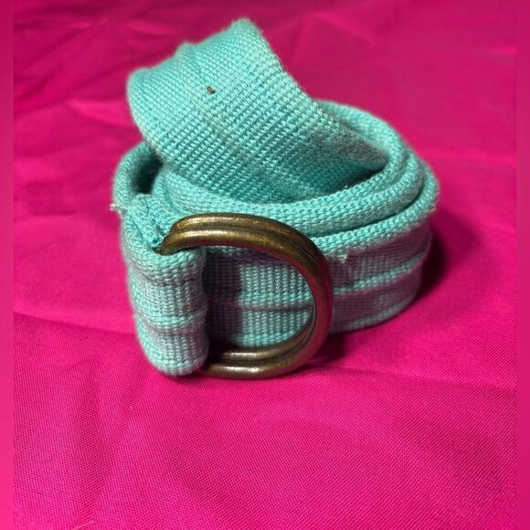 37” Teal Canvas Adjustable Belt EPC 1.5” Wide - Picture 1 of 5